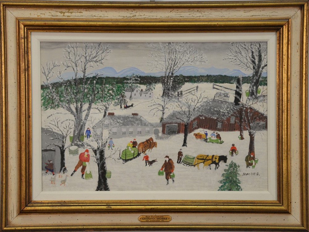 Grandma moses картины